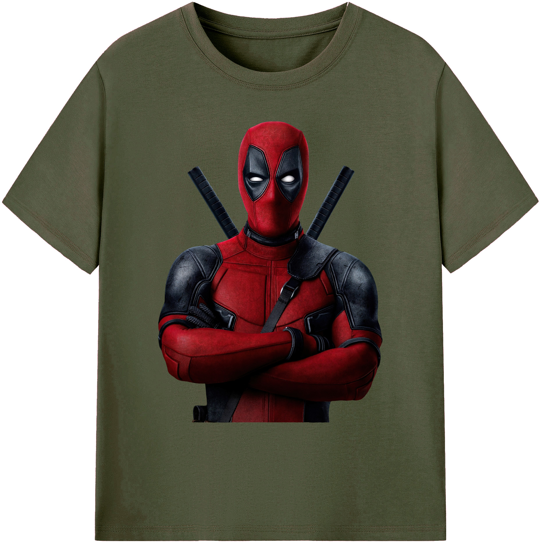 （画像用） Deadpool デッドプール 綿100％ メンズ半袖Tシャツ｜肌触りやわらか＆通気性